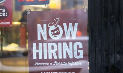 now hiring poster