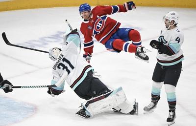 Anderson snaps 27-game goal drought as Canadiens hang on for 4-2 win over Kraken