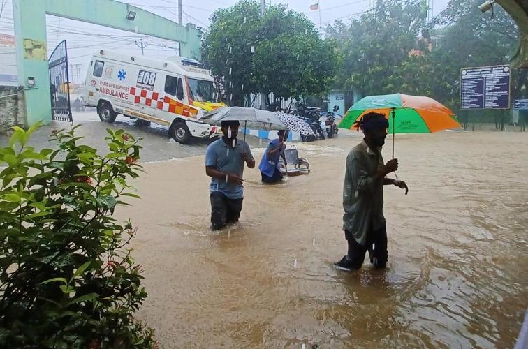 At least 6 people have died as heavy rains from Tropical Cyclone Michaung hit India's coasts